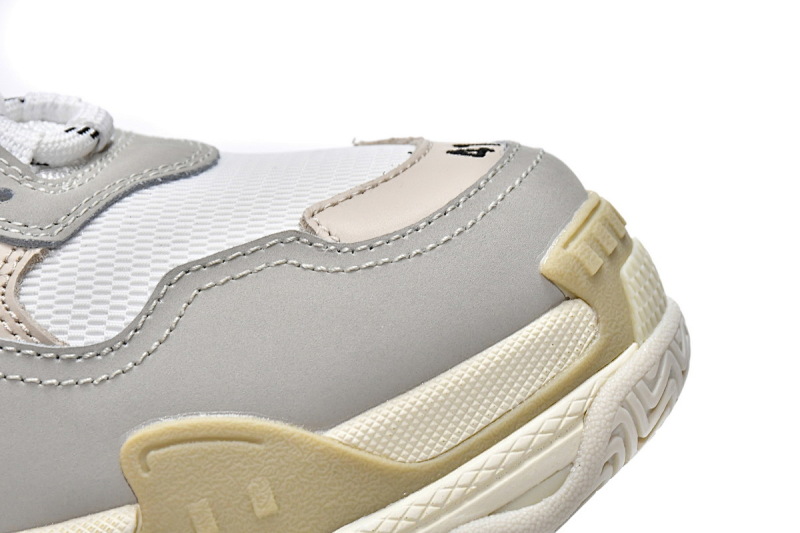 【CA0LJ】全白 巴黎世家8层组合TPU复古鞋 534217 W09E1 9000 Balenciaga Triple S White
