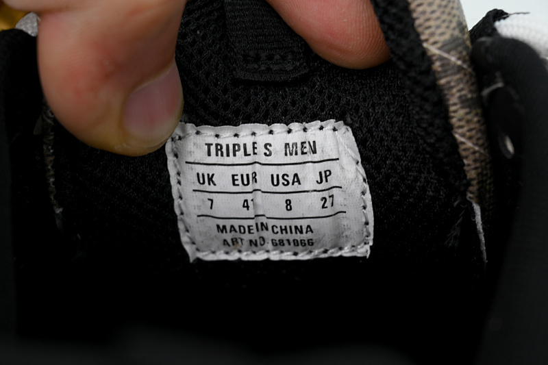 【CA0LJ】古驰白红 巴黎1代复古老爹鞋 Gucci x Balenciaga Triple S Black Red