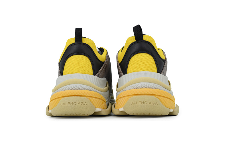 【CA0LJ】古驰灰绿 巴黎1代复古老爹鞋 Gucci x Balenciaga Triple S Grey Green