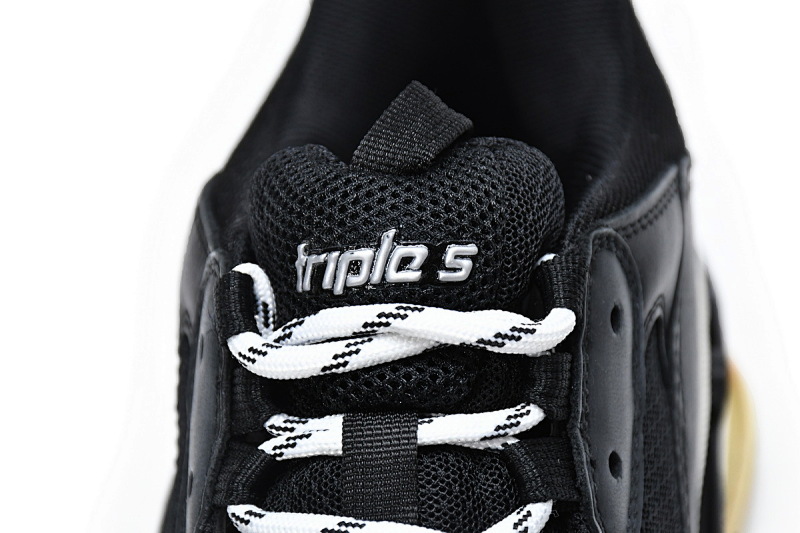 【CA0LJ】黑红 巴黎1代复古老爹鞋 533882 W0901 1000 Balenciaga Triple S Black Red