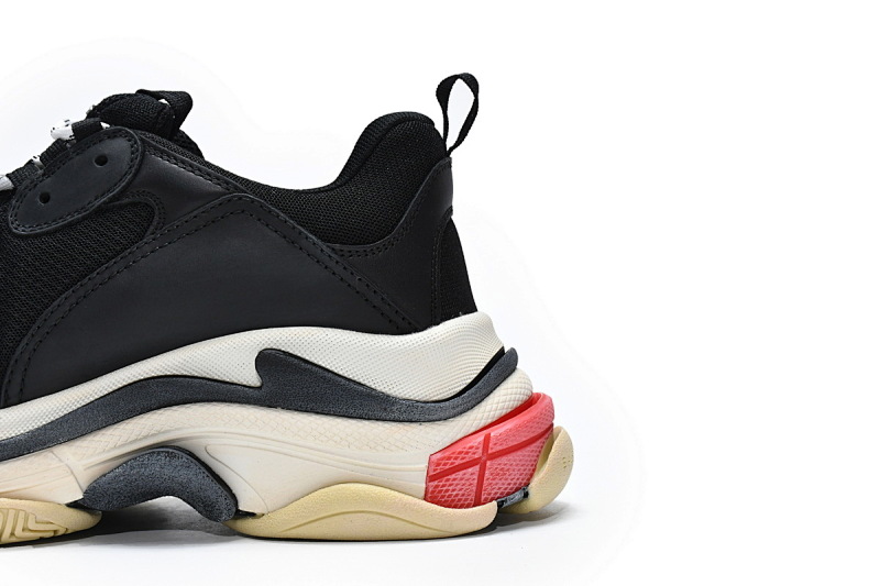 【CA0LJ】黑红 巴黎1代复古老爹鞋 533882 W0901 1000 Balenciaga Triple S Black Red