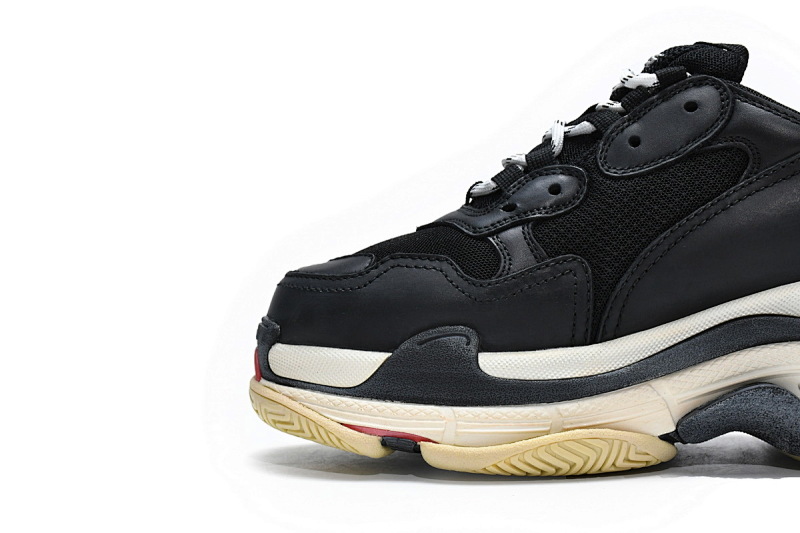 【CA0LJ】黑红 巴黎1代复古老爹鞋 533882 W0901 1000 Balenciaga Triple S Black Red