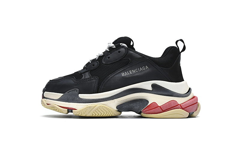 yupoo_377105_d2b16c85.jpg 【CA0LJ】黑红 巴黎1代复古老爹鞋 533882 W0901 1000 Balenciaga Triple S Black Red