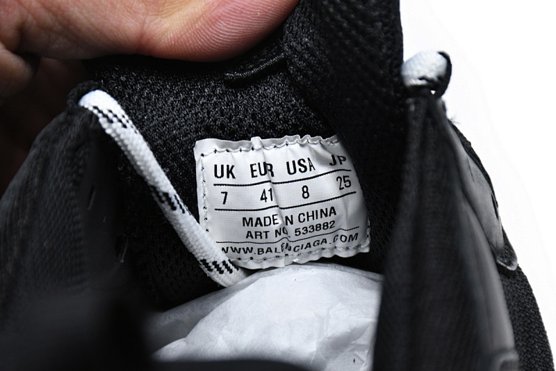 【CA0LJ】黑红 巴黎1代复古老爹鞋 533882 W0901 1000 Balenciaga Triple S Black Red