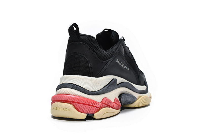 【CA0LJ】黑红 巴黎1代复古老爹鞋 533882 W0901 1000 Balenciaga Triple S Black Red