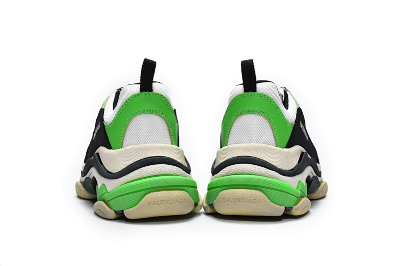 【CA0LJ】电子绿 巴黎1代复古老爹鞋 512178 W09T1 9000 Balenciaga Triple S Electronic Green W09T1 9000