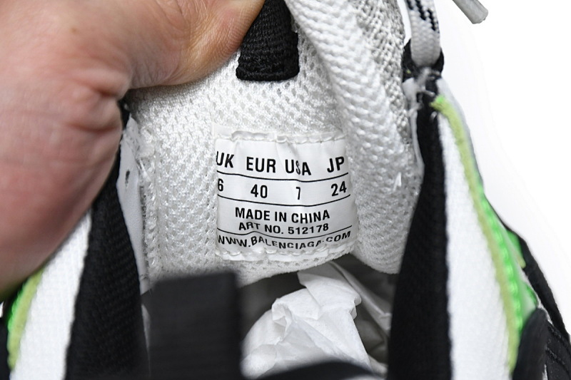 【CA0LJ】电子绿 巴黎1代复古老爹鞋 512178 W09T1 9000 Balenciaga Triple S Electronic Green W09T1 9000