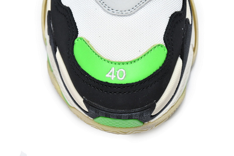 【CA0LJ】电子绿 巴黎1代复古老爹鞋 512178 W09T1 9000 Balenciaga Triple S Electronic Green W09T1 9000