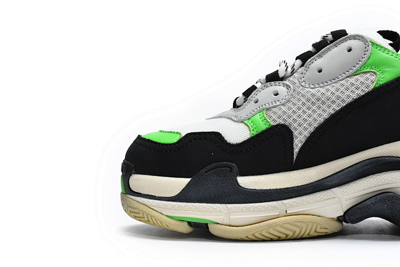 【CA0LJ】电子绿 巴黎1代复古老爹鞋 512178 W09T1 9000 Balenciaga Triple S Electronic Green W09T1 9000