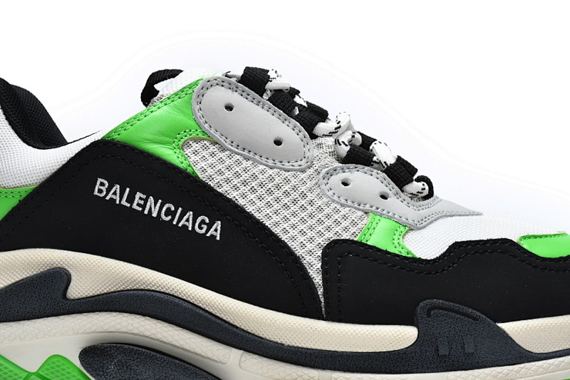 【CA0LJ】电子绿 巴黎1代复古老爹鞋 512178 W09T1 9000 Balenciaga Triple S Electronic Green W09T1 9000