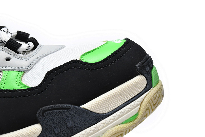 【CA0LJ】电子绿 巴黎1代复古老爹鞋 512178 W09T1 9000 Balenciaga Triple S Electronic Green W09T1 9000
