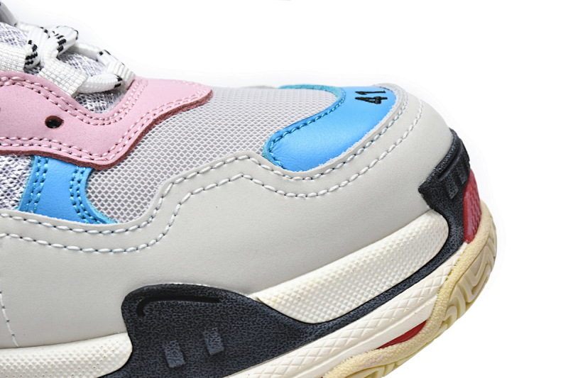 【CA0LJ】潮流粉 巴黎1代复古老爹鞋 524039 W09OH 4196 Balenciaga Triple S Tide Pink