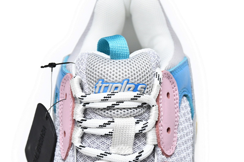 【CA0LJ】潮流粉 巴黎1代复古老爹鞋 524039 W09OH 4196 Balenciaga Triple S Tide Pink