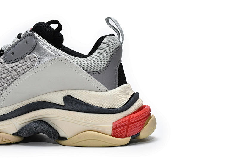 【CA0LJ】灰银黑 巴黎1代复古老爹鞋 512175 W0903 1081 Balenciaga Triple S Grey Silver Black