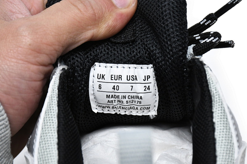 【CA0LJ】灰银黑 巴黎1代复古老爹鞋 512175 W0903 1081 Balenciaga Triple S Grey Silver Black