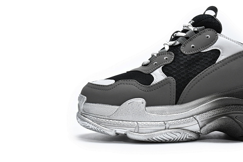 【CA0LJ】渐变灰 巴黎1代复古老爹鞋 536737 W2FA1 9108 Balenciaga Triple S Graded Grey