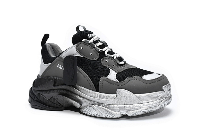 【CA0LJ】渐变灰 巴黎1代复古老爹鞋 536737 W2FA1 9108 Balenciaga Triple S Graded Grey