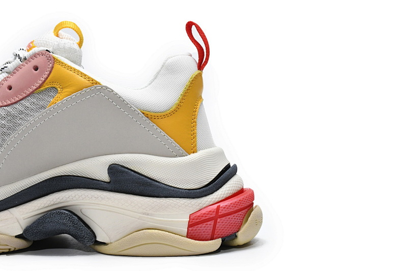 【CA0LJ】白浅粉 巴黎1代复古老爹鞋 524038 W09O5 9035 Balenciaga Triple S White Light Pink
