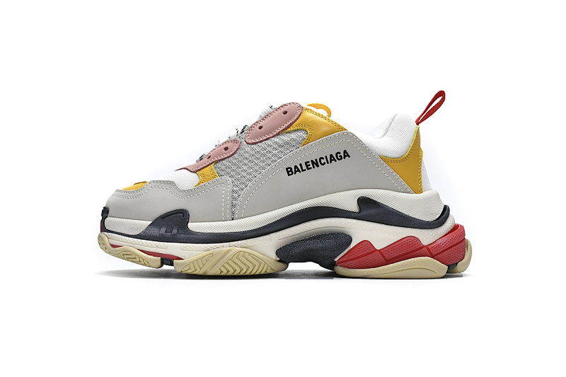 yupoo_377292_4eba7517.jpg 【CA0LJ】白浅粉 巴黎1代复古老爹鞋 524038 W09O5 9035 Balenciaga Triple S White Light Pink
