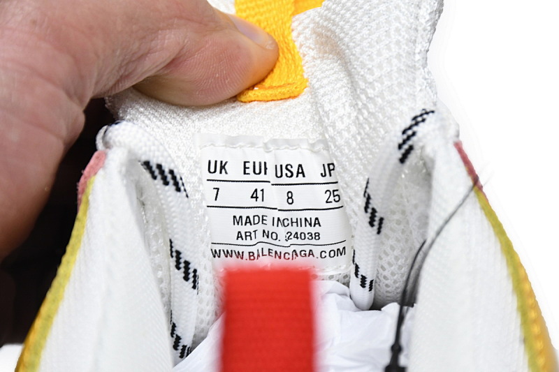 【CA0LJ】白浅粉 巴黎1代复古老爹鞋 524038 W09O5 9035 Balenciaga Triple S White Light Pink