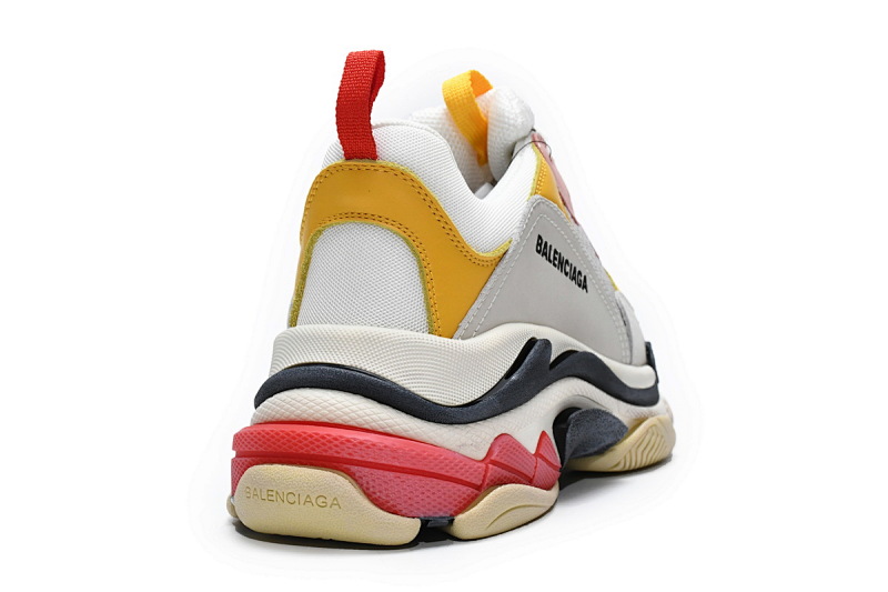 【CA0LJ】白浅粉 巴黎1代复古老爹鞋 524038 W09O5 9035 Balenciaga Triple S White Light Pink