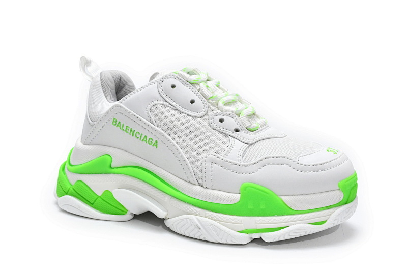 【CA0LJ】白灰绿 巴黎1代复古老爹鞋 524039 W2CA3 5390 Balenciaga Triple S White Grey Green