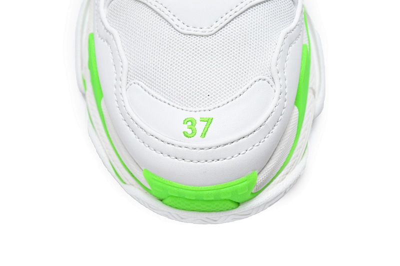 【CA0LJ】白灰绿 巴黎1代复古老爹鞋 524039 W2CA3 5390 Balenciaga Triple S White Grey Green
