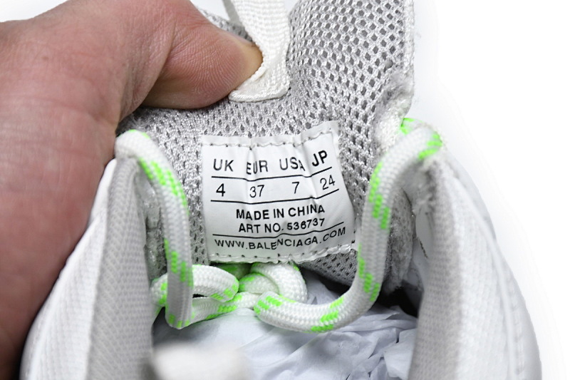 【CA0LJ】白灰绿 巴黎1代复古老爹鞋 524039 W2CA3 5390 Balenciaga Triple S White Grey Green