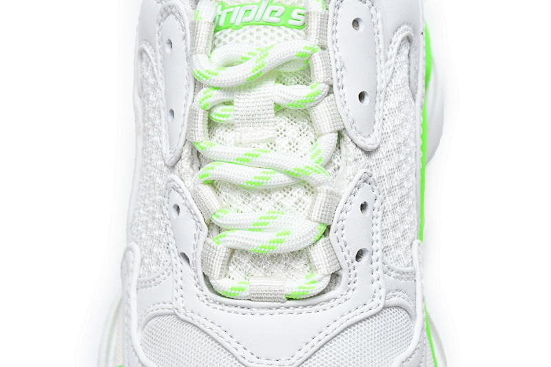 【CA0LJ】白灰绿 巴黎1代复古老爹鞋 524039 W2CA3 5390 Balenciaga Triple S White Grey Green