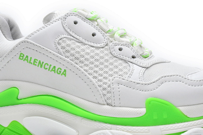 【CA0LJ】白灰绿 巴黎1代复古老爹鞋 524039 W2CA3 5390 Balenciaga Triple S White Grey Green