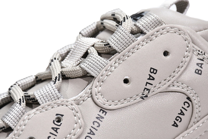 【CA0LJ】卡其联名 巴黎世家8层组合TPU复古鞋 524039 W2FA1 9710 Balenciaga Triple S Letter Beige