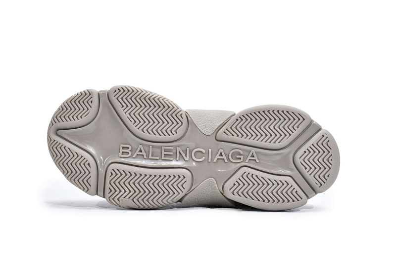【CA0LJ】卡其联名 巴黎世家8层组合TPU复古鞋 524039 W2FA1 9710 Balenciaga Triple S Letter Beige