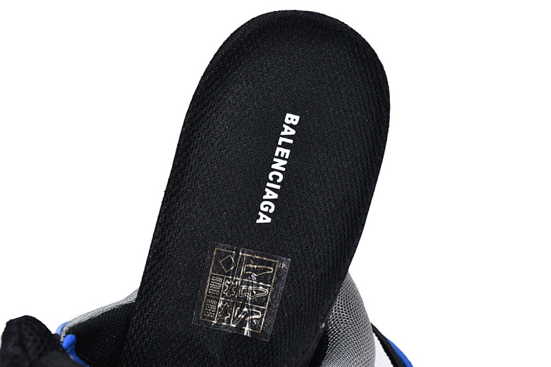 【CA0LJ】黑白蓝 巴黎世家8层组合TPU复古鞋 536737 W2CA1 4124 Balenciaga Triple S Black White Blue