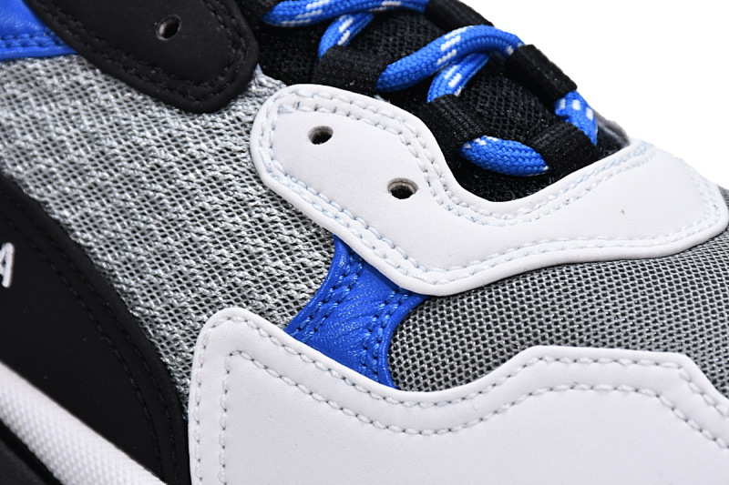 【CA0LJ】黑白蓝 巴黎世家8层组合TPU复古鞋 536737 W2CA1 4124 Balenciaga Triple S Black White Blue