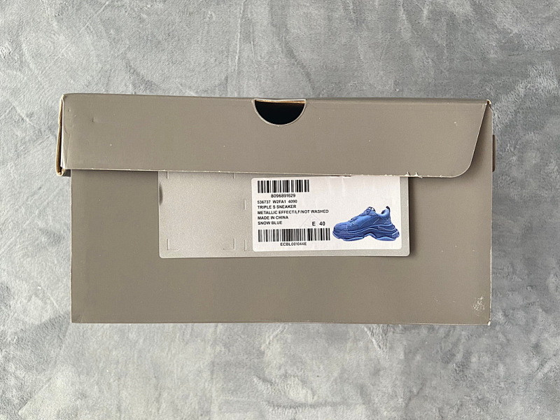 【CA0LJ】月色联名 巴黎世家8层组合TPU复古鞋 536737 W2FA1 4090 Balenciaga Triple S Moonlight