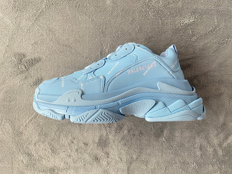 【CA0LJ】月色联名 巴黎世家8层组合TPU复古鞋 536737 W2FA1 4090 Balenciaga Triple S Moonlight