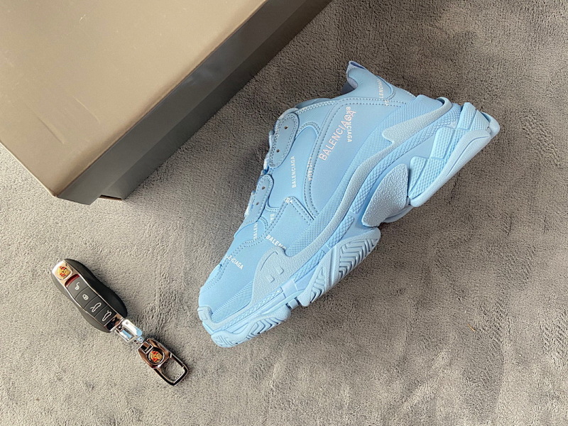 【CA0LJ】月色联名 巴黎世家8层组合TPU复古鞋 536737 W2FA1 4090 Balenciaga Triple S Moonlight