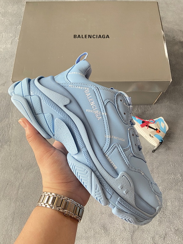 【CA0LJ】月色联名 巴黎世家8层组合TPU复古鞋 536737 W2FA1 4090 Balenciaga Triple S Moonlight