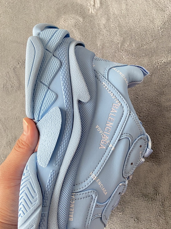 【CA0LJ】月色联名 巴黎世家8层组合TPU复古鞋 536737 W2FA1 4090 Balenciaga Triple S Moonlight