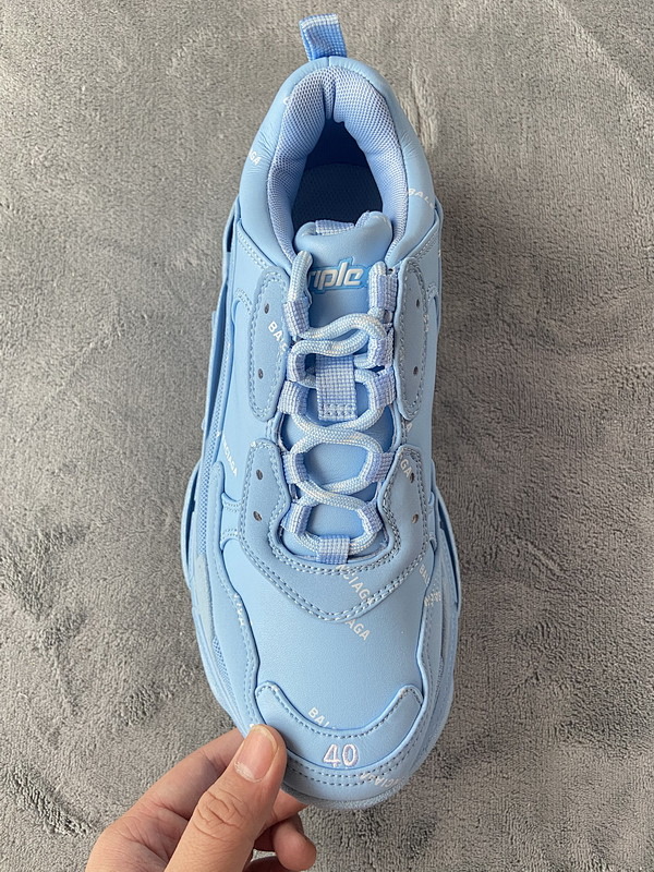 【CA0LJ】月色联名 巴黎世家8层组合TPU复古鞋 536737 W2FA1 4090 Balenciaga Triple S Moonlight