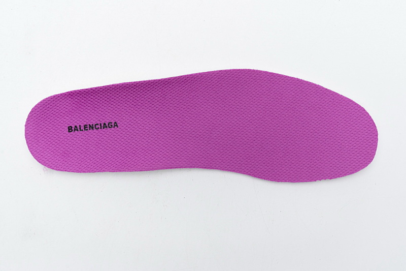 【CA0LJ】紫红联名 巴黎世家8层组合TPU复古鞋 524039 W2FA1 7634 Balenciaga Triple S Letter Pulm Powder