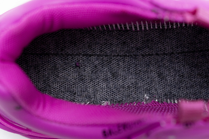 【CA0LJ】紫红联名 巴黎世家8层组合TPU复古鞋 524039 W2FA1 7634 Balenciaga Triple S Letter Pulm Powder