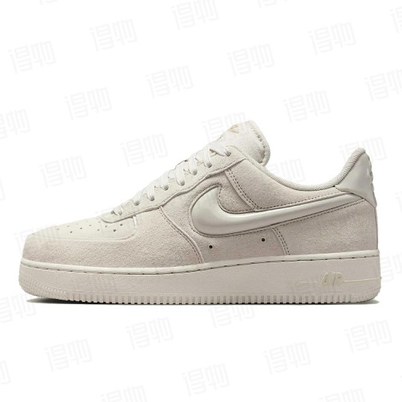 【AD3QF】-197高频勾白灰 耐克空军一号板鞋 HV4406-001 Nike Wmns Air Force 1 '07 'Light Bone White'