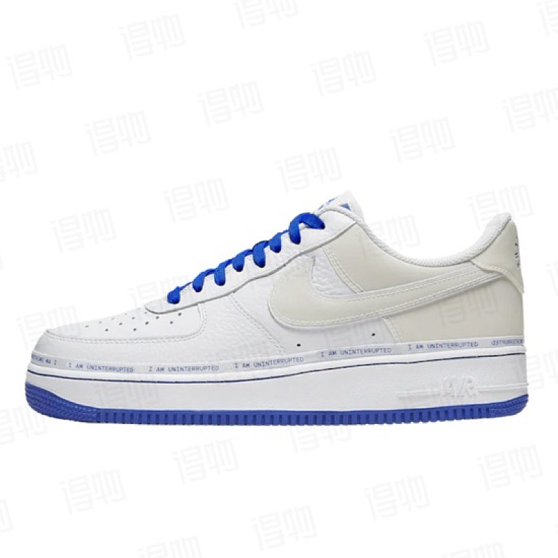 【BD5QF】-188白宝蓝 耐克空军一号板鞋 CQ0494-100 Uninterrupted x Nike Air Force 1 Low QS 'More Than'
