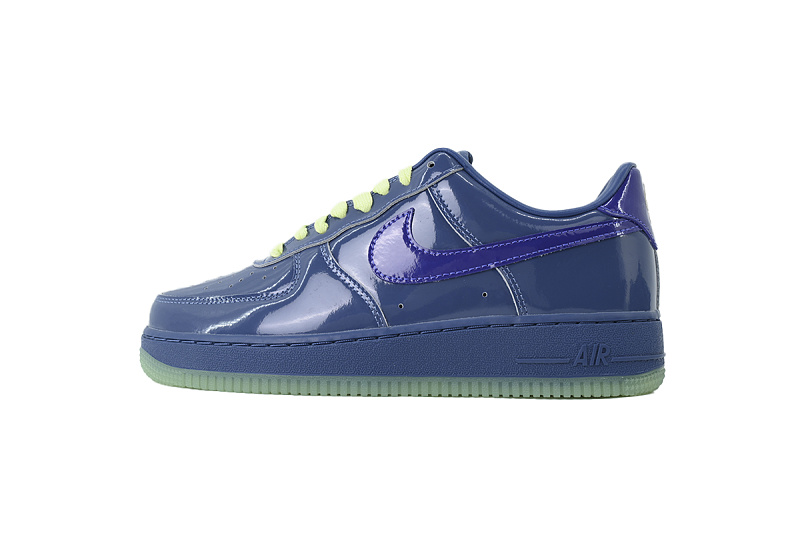 【BA9GF】亮面兰色 G版耐克空军低帮板鞋 IO4489-400 Nike Air Force 1 Low QS 'Mystic Navy'