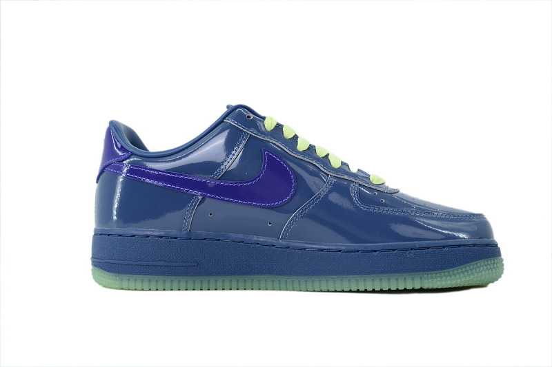 【BA9GF】亮面兰色 G版耐克空军低帮板鞋 IO4489-400 Nike Air Force 1 Low QS 'Mystic Navy'