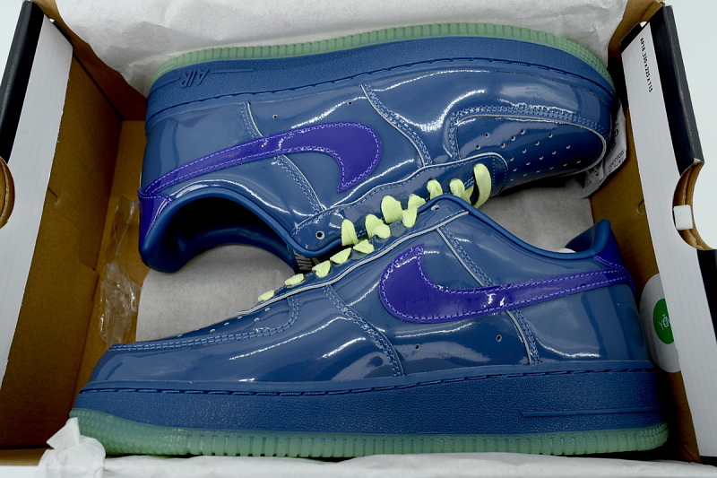 【BA9GF】亮面兰色 G版耐克空军低帮板鞋 IO4489-400 Nike Air Force 1 Low QS 'Mystic Navy'