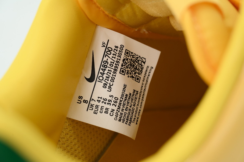 【BA9GF】亮面黄色 G版耐克空军低帮板鞋 IO4489-700 Nike Air Force 1 Low 'Patent Leather Topaz Gold'