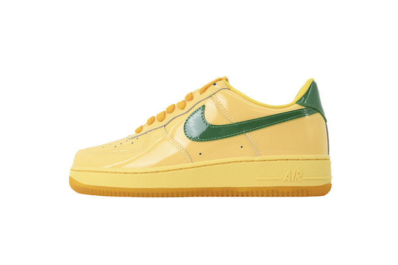 【BA9GF】亮面黄色 G版耐克空军低帮板鞋 IO4489-700 Nike Air Force 1 Low 'Patent Leather Topaz Gold'
