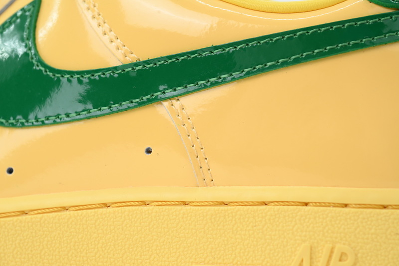 【BA9GF】亮面黄色 G版耐克空军低帮板鞋 IO4489-700 Nike Air Force 1 Low 'Patent Leather Topaz Gold'